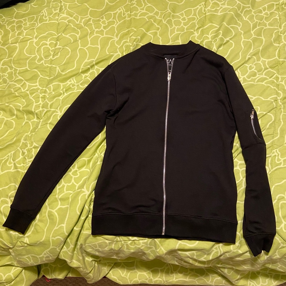 Black zip up jacket